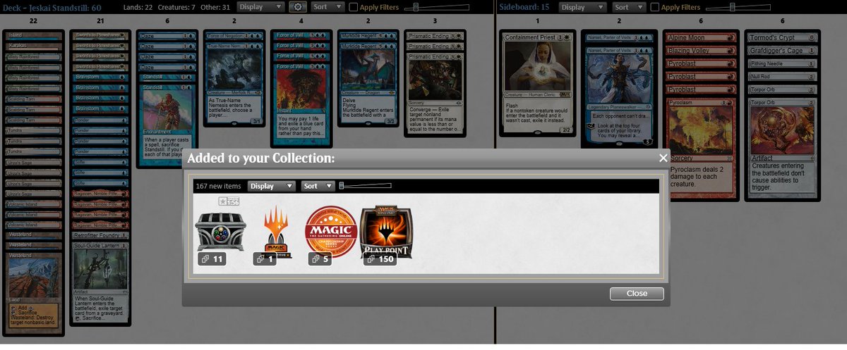 After the top 8 at showcase qualifier new trophy with the deck, this deck is reallly strong and funny