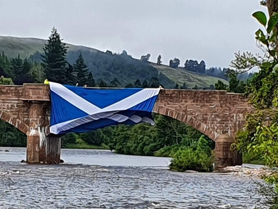 bridges4indy's tweet photo. The royal Bridge. Was rebuilt as original was past it. So we flagged it https://t.co/USQnQPyTth