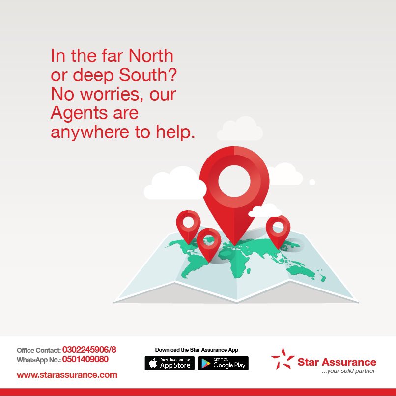 StarAssuranceGh's tweet photo. Find us anywhere for assistance!
Cheers to a solid new week.
#StarAssurance #Yoursolidpartner https://t.co/myXkai9KJn