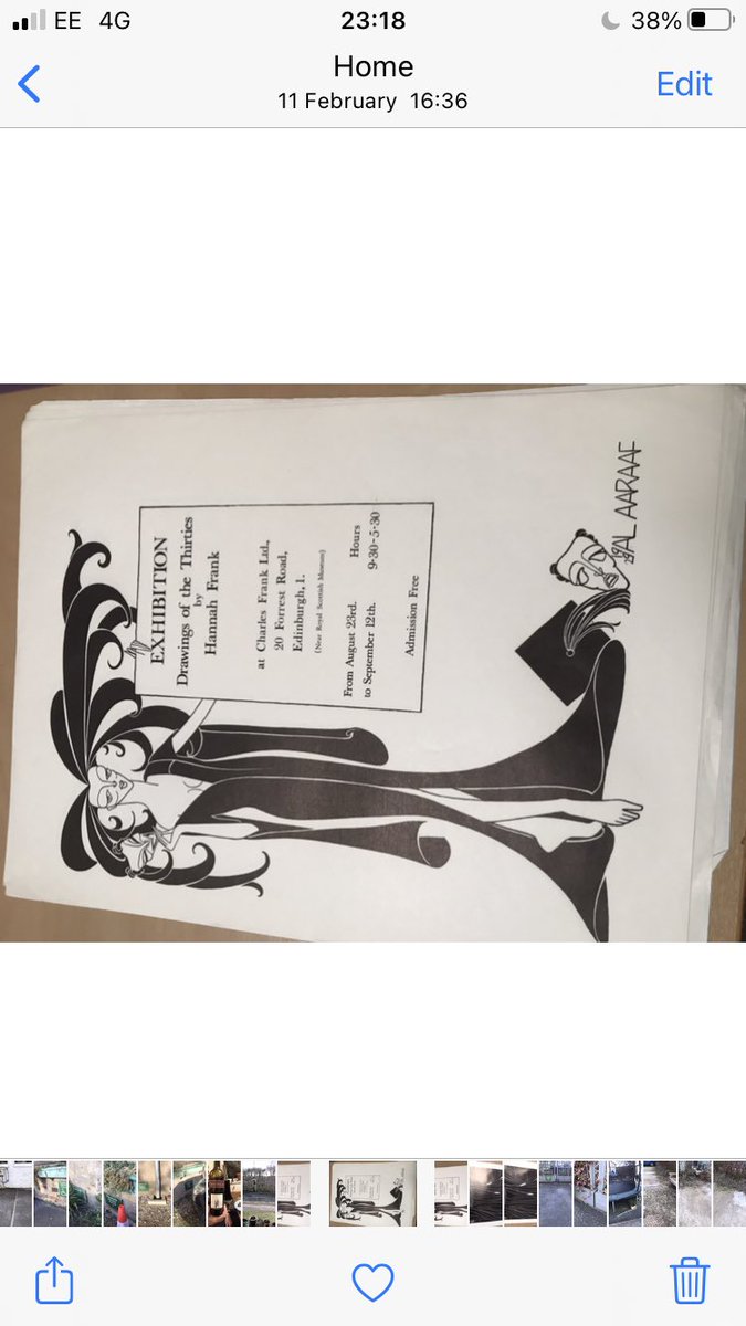 Today is my late aunt Hannah Frank’s birthday - she would have been 113. People continue to love her work - new fans daily! Special birthday offer today only - all prints on this sheet £25 each inc signed ones + £7.50 p&amp;p.  Delivery 2nd week Sept. hannahfrank.org.uk/wp-content/upl…