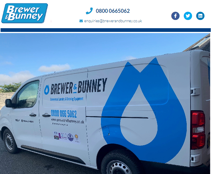 A sneaky peak of our new <a href="/BrewerBunney/">Brewer & Bunney</a> branding, first new van delivered and sign written in our yard this morning soon to be loose in the #Southwest.
Thanks to <a href="/PremierSignssw/">Premier Signs</a> for the great work.
brewerandbunney.co.uk #laundry #Devon #Cornwall #Somerset #Dorset <a href="/Laundry_Today/">Laundry & Cleaning Today</a>