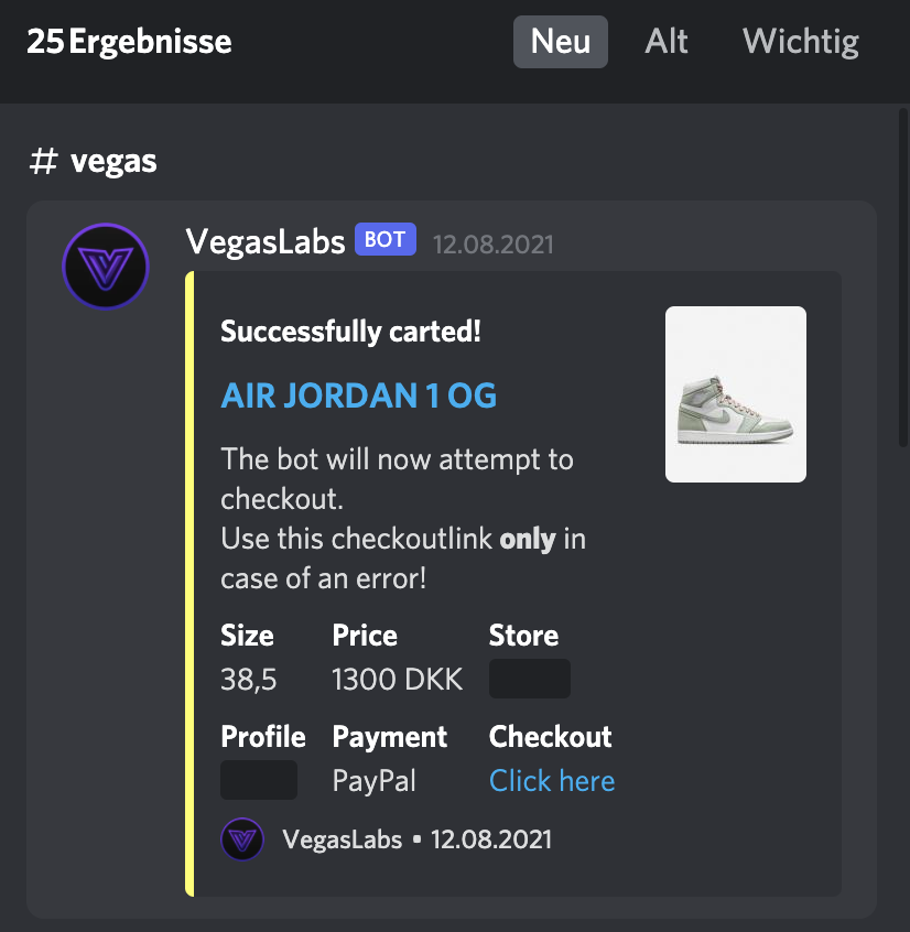Jake_Leo_'s tweet photo. Whenever i run Vegas I copp. Thanks @vegaslabs

Bot: @VegasCops 
Proxies: @WildProxies 
CG: @PurePings  (@Unknwnlabs) https://t.co/c9hGmO5S7F