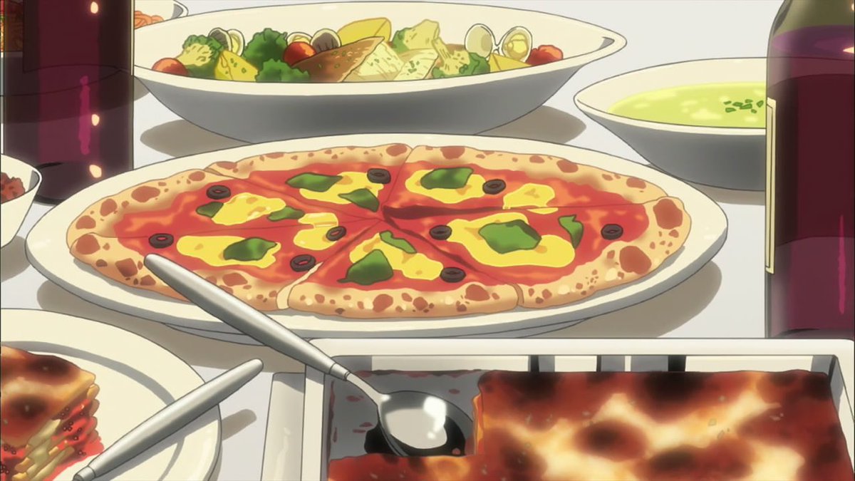 Pizza animation. Аниме пицца. Аниме еда пицца. Пицца из аниме. Аниме пиццерия.