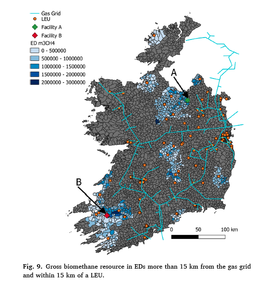 JerryDMurphy66's tweet photo. New @scienceirel @MaREIcentre @eriucc @UCCResearch publication shows > 17% of #biomethane resource is within 15km of industry allowing us to #decarbonise industry while improving #manure management. Funding from @SEAI_ie @GasNetIrl. Full paper here:
https://t.co/j3C2ad2xn3 https://t.co/FpkNLTdJuj