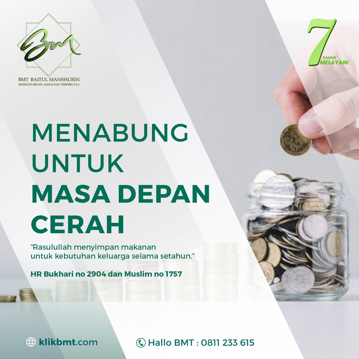 bmtpusat's tweet photo. masa depan cerah dengan #menabung #investasi #tabungan #keuangan #finansial #emas #menabungcerdas #tipskeuangan #nabung #asuransi #perencanaankeuangan #emasmurah #belajarinvestasi #bisnis #modalusaha #simpanemas https://t.co/whPJMBLptI