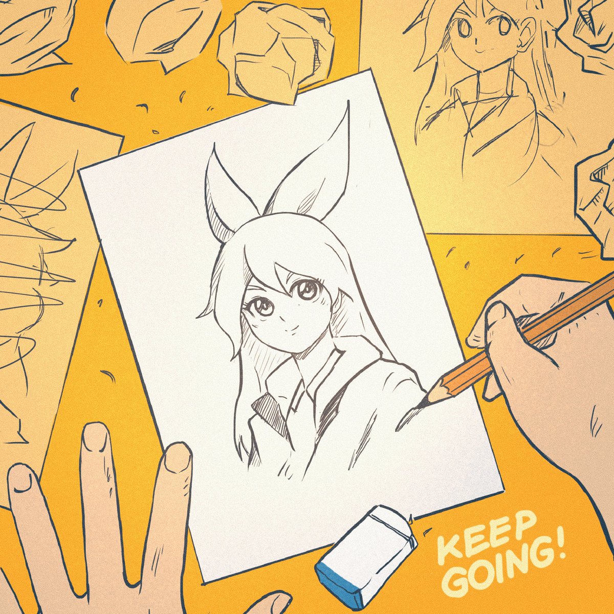 kwentoon's tweet photo. Keep going! 😊 Every step is progress.

#artph #ArtistOnTwitter #kwentoonph #mondaymotivation https://t.co/9s6a8sQP4B