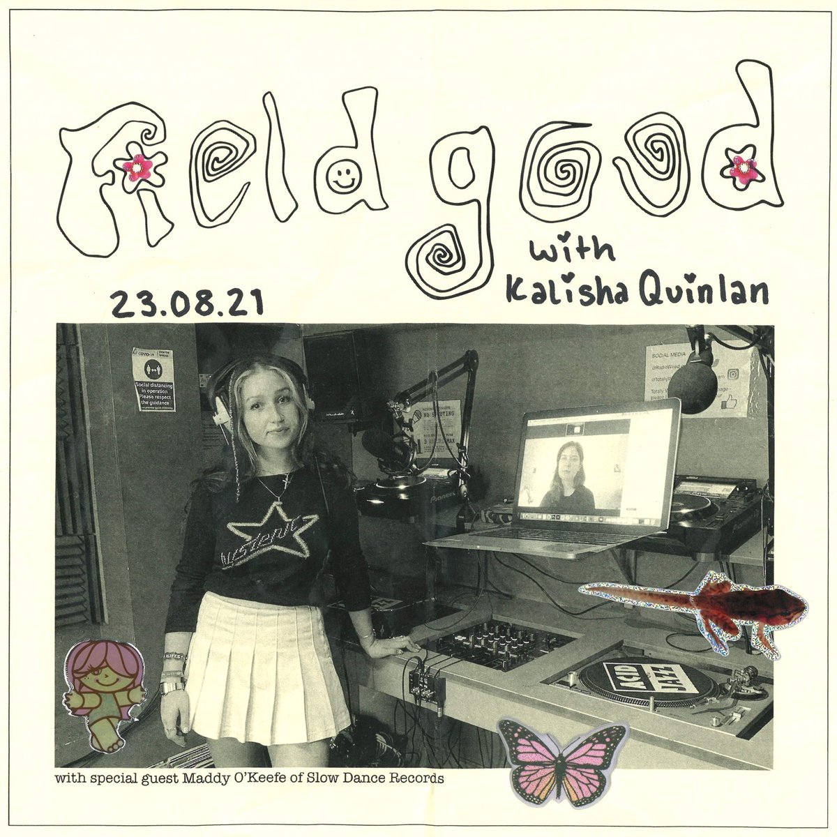 Incoming: Kalisha Quinlan : Then and Now : Field Good with Special Guest: Maddy O’Keefe Today Kalisha's joined by Maddy from Slow Dance Records, managing exciting talent - PVA, Tiña & Platonica Erotica. She also works in programming and promoting for LNZRT WRKS and Bad Cont👇