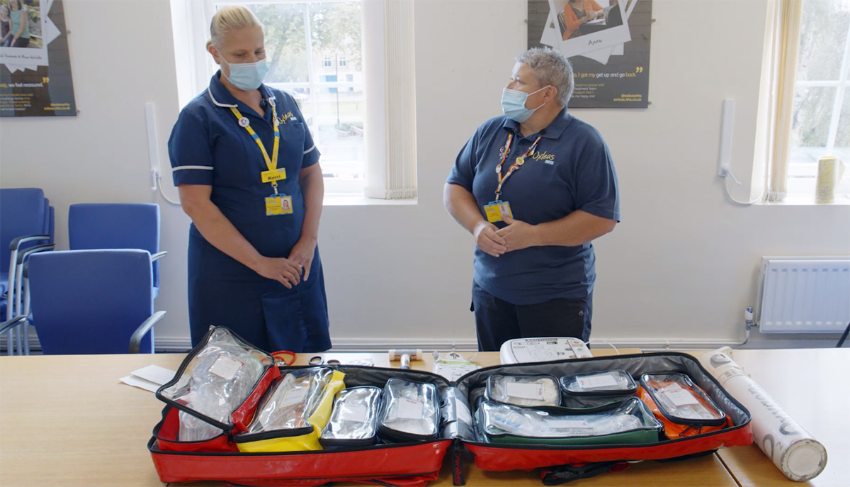 Calling all nurses! Check your resus bag regularly, you never know when you'll need it. Kerri &amp; Nic tell us about the resus kit and why you should regularly check the contents, including the #defib vimeo.com/588897827/7cd8… <a href="/NursingTimes/">Nursing Times</a> <a href="/theRCN/">The RCN</a>