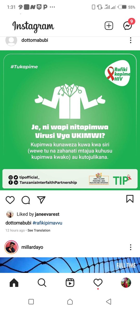 AvillaOsward's tweet photo. Kupima HIV ni bureee kabisa,kazi kwako tu rafiki
#RafikiKapimeHIV https://t.co/naMH0kTSoO