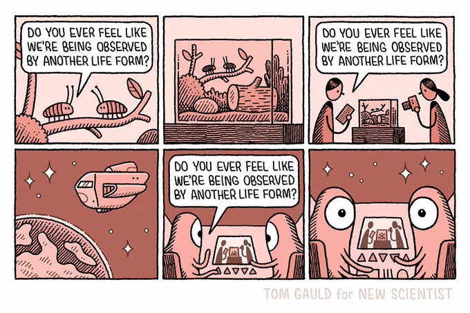 My latest cartoon for @newscientist #science #observation #life
p.s. my new book is out tomorrow in north america! https://t.co/MnvNrWVRAw 