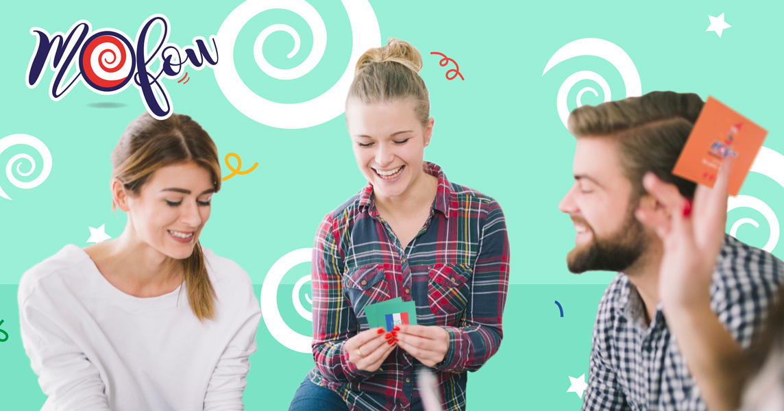 ExprimGroupe's tweet photo. Seul ou en équipe, entre amis ou en famille, faites booster vos neurones... 3.2.1... Go! 😁
Nous vous présentons le nouveau jeu de société MOFOU, maintenant disponible.
Un design signé Groupe Exprim. 
https://t.co/XPkCRuryS6
#mofou #jeudesociete #graphisme #conceptionfrancaise https://t.co/xjm3CvUirp