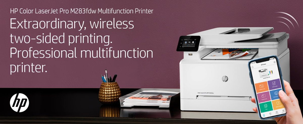 CubeSystems's tweet photo. Experience extraordinary, 2-sided printing with the HP LaserJet Pro M283fdw in #Muscat #Oman. An efficient, #wireless multi-function printer with fax for high-quality color. WiFi &amp; USB Direct Print.

Contact Us for Today’s Price.

#omanhp #hpoman #printeroman #omanprinter  #sohar https://t.co/UHqhucyksG