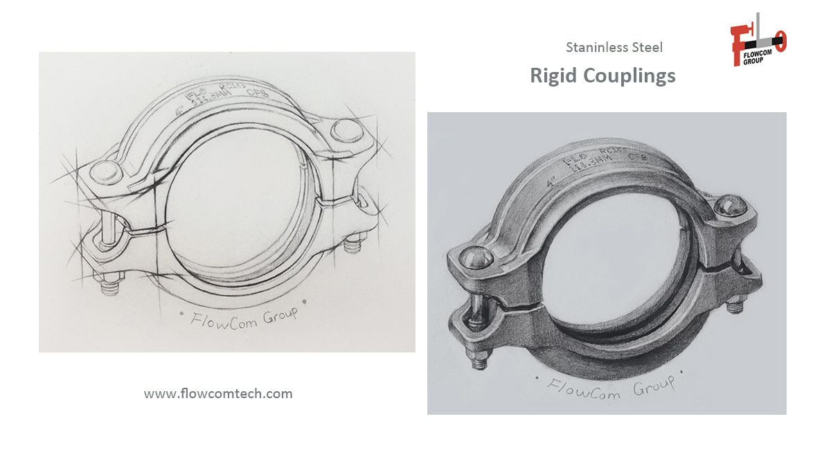 FlowComMechani1's tweet image. The model RC1SS stainless steel rigid coupling is ideally designed for use with Sch5s to Sch40s or BS stainless steel pipe;
The tongue and groove mechanism with build-in teeth provide rigidity in high flow and pressure pipline.