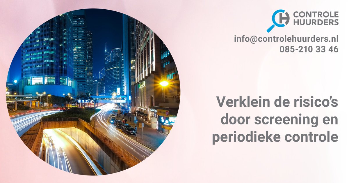 CHuurders's tweet photo. U verhuurt een #woning en houdt de risico's graag zo klein mogelijk. #Screen de #huurder vooraf via ons #screeningsplatform (deze voldoet aan de #AVG). Vervolgens volgt #periodieke #inspectie (werkt #preventief) of eventuele ad hoc inspectie. U voldoet hiermee aan uw #zorgplicht. https://t.co/YfXDUrphV2