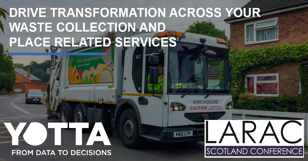 Don't miss the #LARAC Scotland Conference tomorrow! <a href="/LARACspeaks/">LARAC</a>

We will demonstrate how our Connected #Asset #Management software #Alloy, uses #Cloud and Visualisation technology to drive #transformation across #WasteCollection and Place related services
bit.ly/37Rr7H4