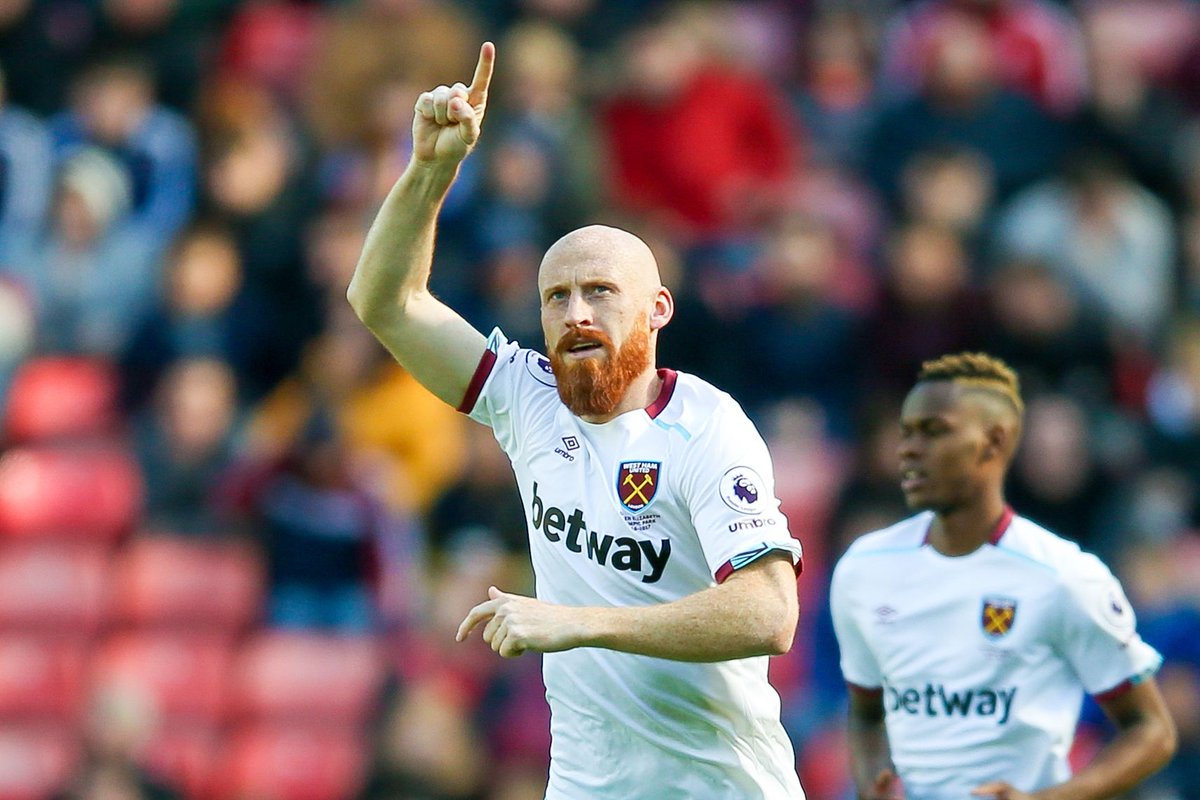 WestHam's tweet photo. 🎶 There's only one ginger Pelé... 🎶

Happy birthday, James Collins! 🥳 https://t.co/qhJXX1Lm0n