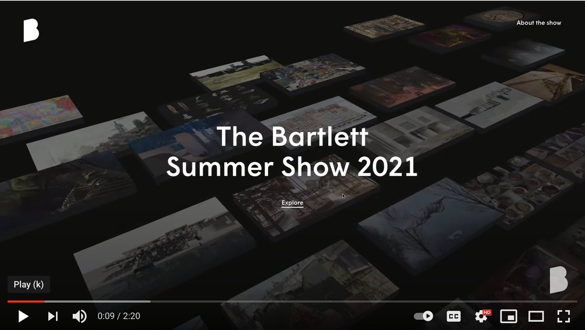 BartlettArchUCL's tweet image. After an academic year like no other, what did The Bartlett Summer Show 2021 look like, and how did it work? 

Watch our show video to discover more youtu.be/U597Bx_-9TU
#BartlettSummerShow #ArchitectureSchool #BartlettSchoolofArchitecture #ArchitectureStudent