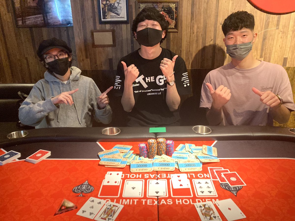 ESPERANZA_POKER's tweet photo. 昨日のマンスリーは@Ryooona11 さん@dealer_ban さんにご協力頂いて47エントリーの大熱戦を盛り上げていたきました😌

優勝 けすけさん
2位 ゆうとさん
3位 YMDさん
4位 りょうなさん
5位 ショタコンさん
6位 ようすけさん
7位 もかさん
8位 加藤さん
9位 肉屋さん

入賞おめでとうございました🎉 https://t.co/gGXJjhsOTx