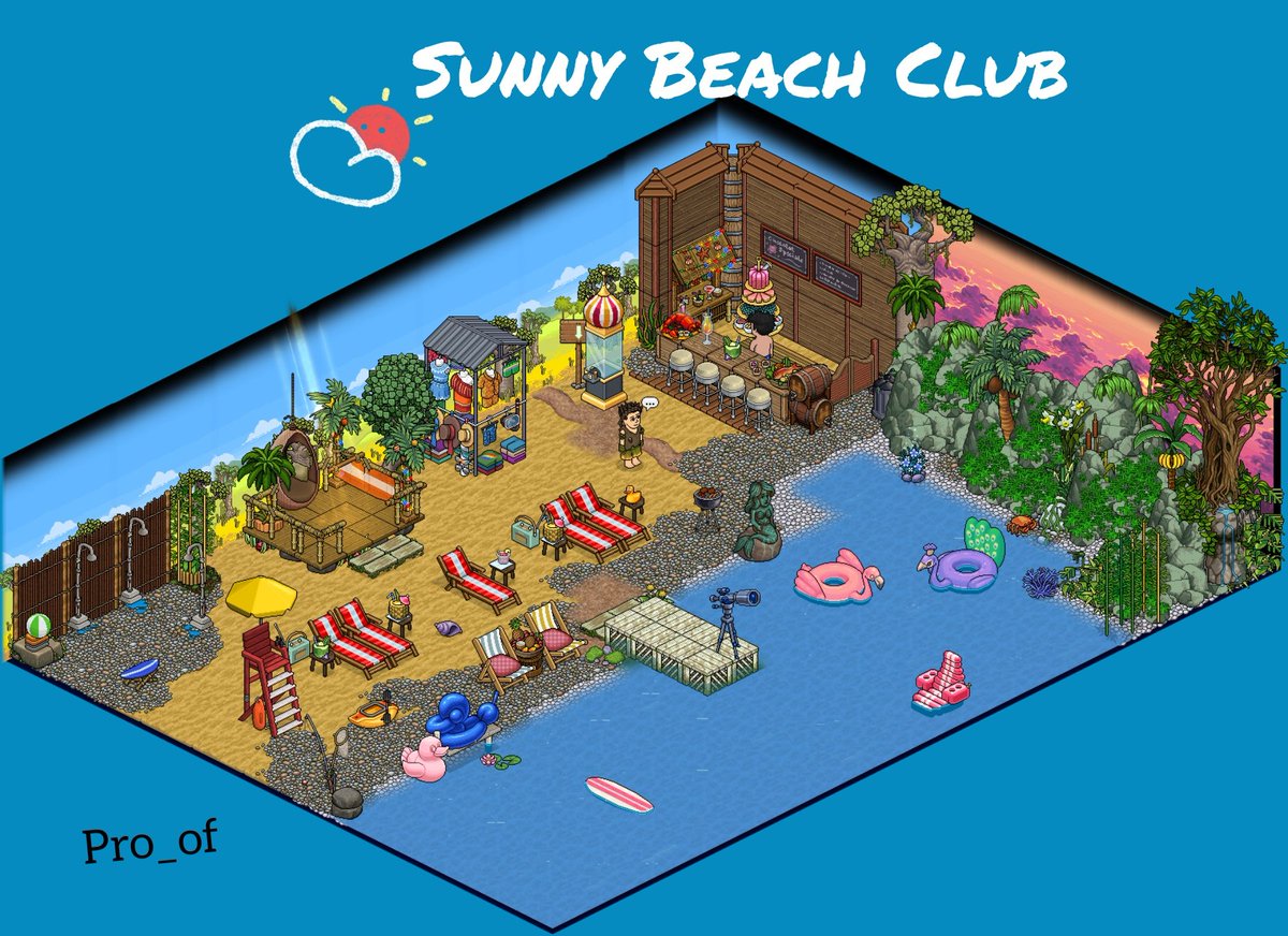 🌞HABBO SUNNY BEACH CLUB🌞
design by ℙ𝕣𝕠_𝕠𝕗 <a href="/habbo_tr/">Habbo TR</a> 
𝒷𝓊𝒾𝓁𝓉 𝒷𝓎 𝓂𝓎 𝑜𝓌𝓃 𝒻𝓊𝓇𝓃𝒾

#habbodesign #habbobeach #habbo #habbosummer