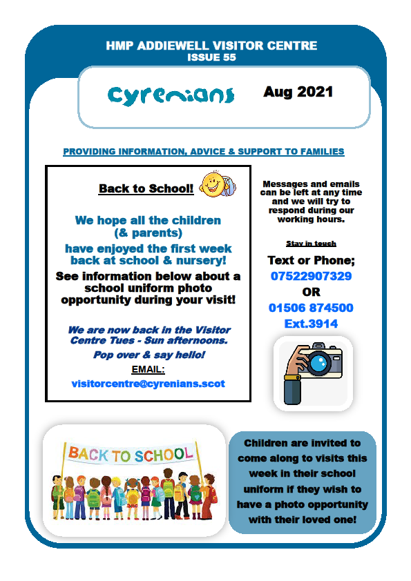 HMPJustVisiting's tweet image. Great to see children are invited to come along to visits this week in their school uniform if they wish to have a photo opportunity with their loved one!