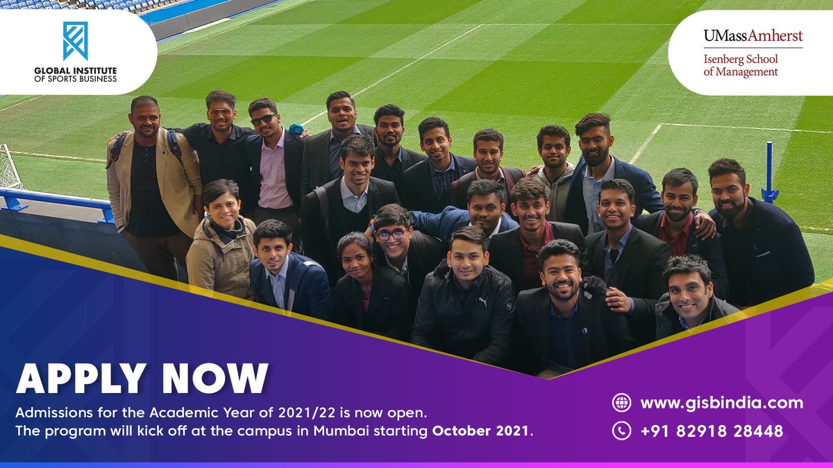 We are delighted to announce that the GISB - 2021/22 cohort will begin classes ON-GROUND on October 18, 2021 at a brand new campus facility in Mumbai. 

Admissions are now open for the 15-month post-graduate program. 

Click Here to Apply Now - lnkd.in/gYhtxG9