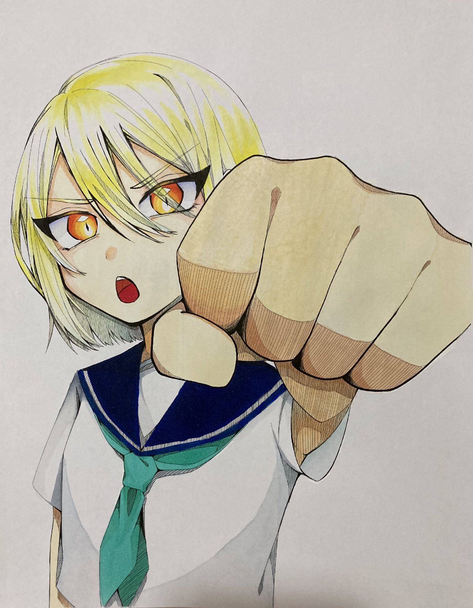 Tomozuki 友月 アナログとデジタルどっちともで塗ってみたぞ 背景は相変わらず面白くないですが笑笑 イラスト デジタルイラスト アナログ絵 女の子イラスト 女子中学生 比較 T Co Xqdpnjuzgx Twitter