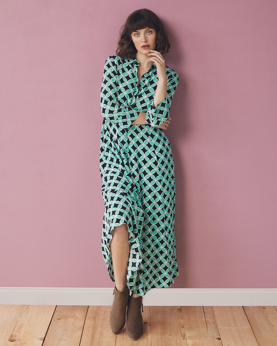 Buttercrane's tweet image. Perfect transitional dress from @DunnesStores #Gallery with knot detail front and long sleeves, £25. Available in 2 colours. Wear now with sandals and add boots and a leather jacket for Autumn. 
-
-
-
#transisitional #seasonal #autumn #wearnow #wearlater #shopping #buttercrane #