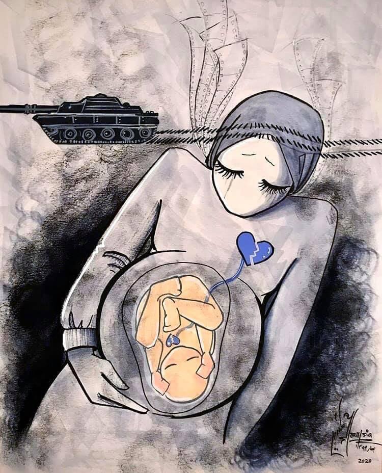 La graffitera afgana Shamsia Hassani nos pide un RT