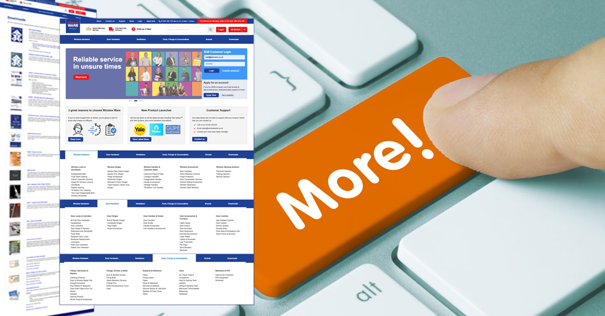 WindowWare's tweet image. Our new website gives you MORE of the things you like! More product resources. More detailed product descriptions. More logical product filtering AND hundreds more product lines added. Check it out now at windowware.co.uk