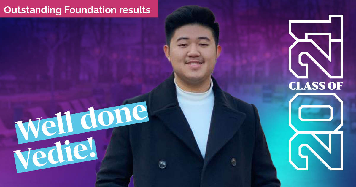 Vedie did our Advanced Level Foundation online from his home in Indonesia and has won a place to study Civil Engineering at the @bristoluni. 

Congratulations Vedie! 👏

Read the full interview on Kings Life: kingseducation.com/kings-life/my-…