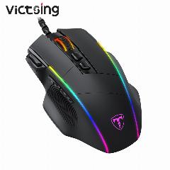 laofertanet's tweet image. [ 21% OFF ] laoferta.net/producto/victs… #ProgrammableButtons VicTsing PC278-ratón de juegos con cable, Mouse ergonómico con 8000DPI, 8 Botones programables RGB retroiluminado para PC, ratón de ordenador