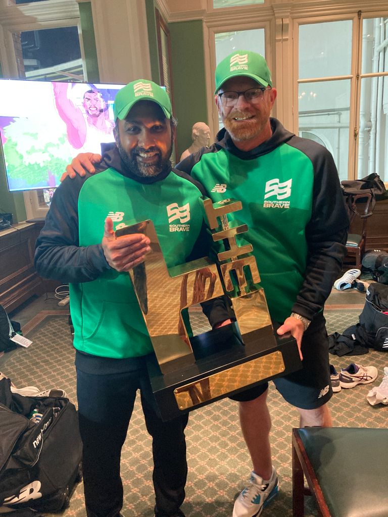 Congratulations to <a href="/vitaesportsuk/">Vitae Sports</a> <a href="/PopWelch/">Graeme Welch</a> on winning <a href="/thehundred/">The Hundred</a> with Southern Brave! 💯🏆🙌 #cricket #vitaesports #southernbrave #trophy #TheHundred <a href="/clubvitaeagency/">Club Vitae Cricket Agency</a>