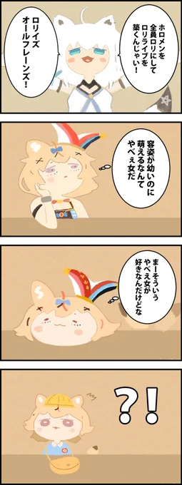 白上を好きになったホロメンは全員ロリに変えられる世界線
#絵フブキ #絵まる 