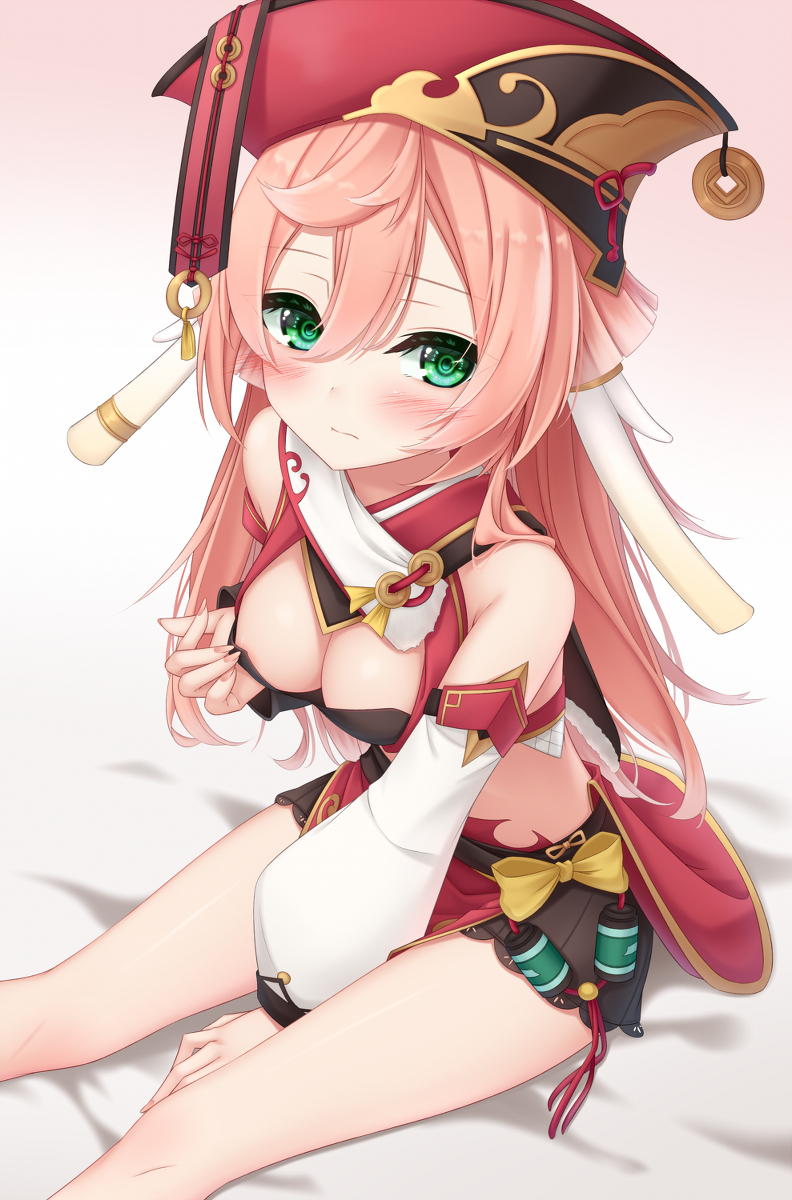 チラ見せ煙緋 #原神 #煙緋 https://t.co/c0sEcYJ0S5 