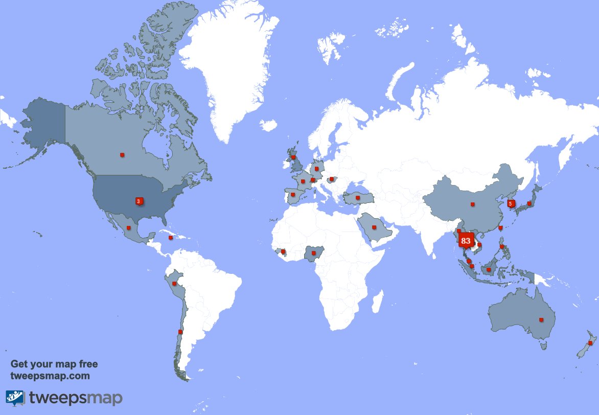 PEAXTO's tweet image. I have 4 new followers from Thailand last week. See tweepsmap.com/!PEAXTO