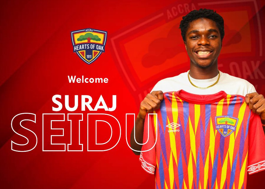 Hearts of Oak unveil new signing Suraj Seidu - Footballghana