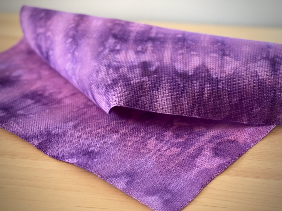 Cosmic_Stitch's tweet photo. A few new gorgeous hand dyed pieces of aida added to my Etsy yesterday! #handdyed #handdyedfabric #dyedaida #icedyedaida #crossstitch 
https://t.co/mvX9aL84rw https://t.co/d9MbJ4Lc8i
