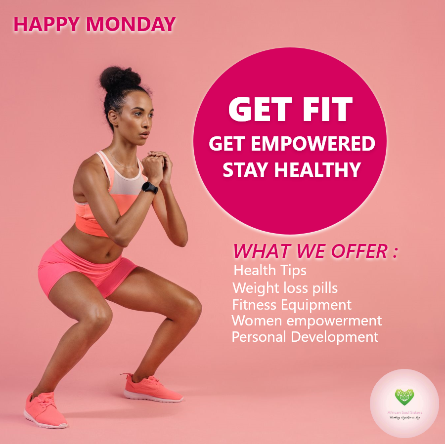 AfricanSisters's tweet photo. Happy Monday 
Get fit , get empowered , stay motivated
https://t.co/YVBNgQafF1 https://t.co/TX01jtjI7Y