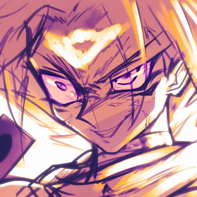 作業配信の気分転換に描いたマリクです 