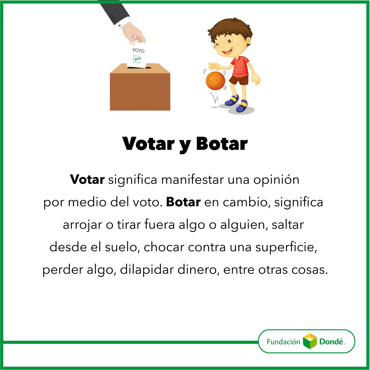 La #escritura, al igual que el #lengua, es una de las formas de #comunicación de los seres #humanos. El uso correcto de la #ortografía y la #gramática te permitirá expresarte mejor y facilitará la comunicación.
#fundacion #educacion