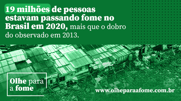 acaodacidadania's tweet photo. #InsegurançaAlimentar é quando alguém não tem acesso pleno e permanente a alimentos. No fim de 2020, em meio à #pandemia, mais da metade da população brasileira estava nessa situação, nos mais variados níveis: leve, moderado ou grave. https://t.co/ifzxtfWEmz