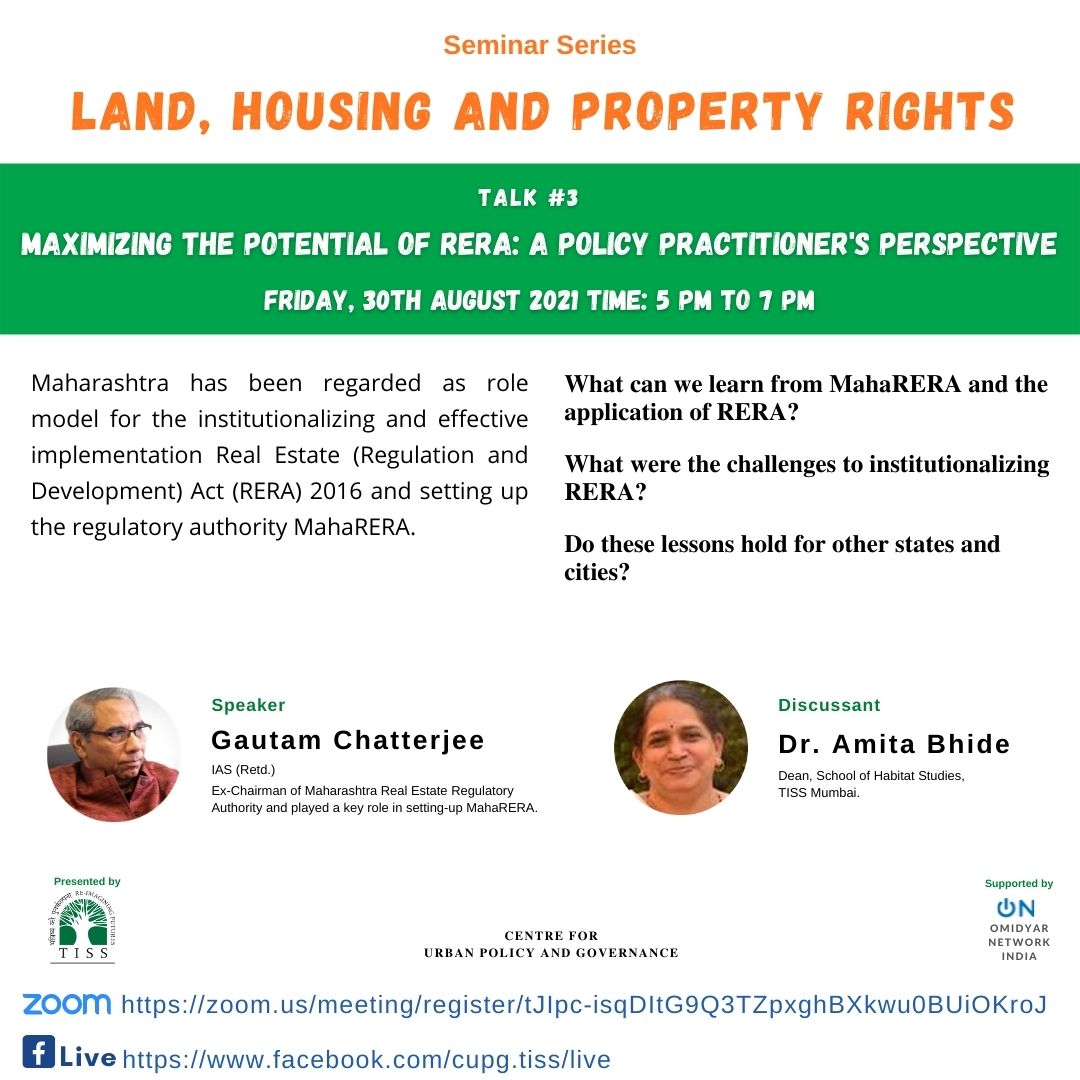 UrbanPolicyGov's tweet photo. #RERA 
Maharashtra has been one of the few states to institutionalize the act and set up the MahaRERA and appellate tribunal to regulate practices.
MahaRERA is regarded as a role model for effective implementation of RERA through an ISO certified, paperless and automated office. https://t.co/uXOfpzJ3Il