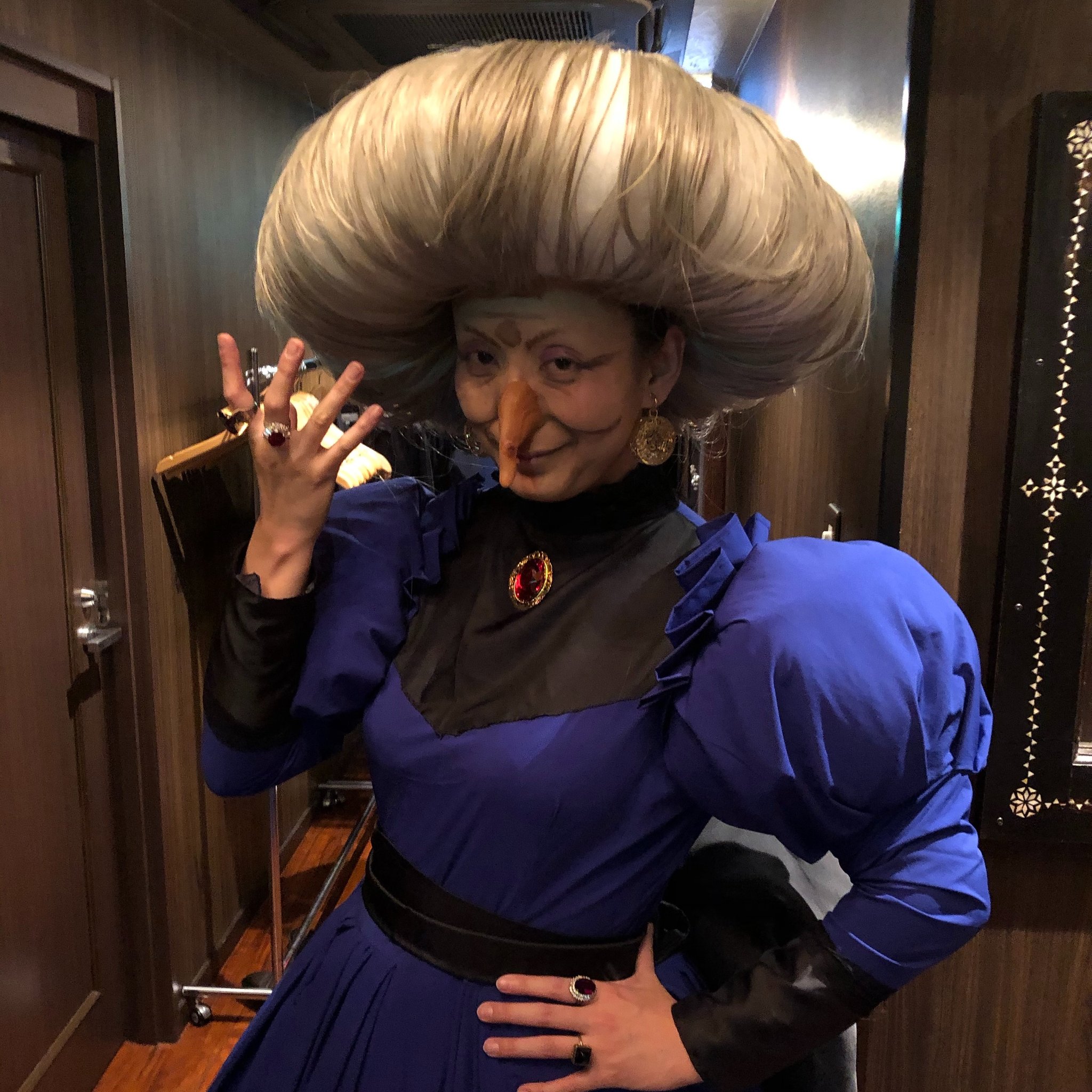 湯婆婆 湯バーバ 仮装 コスプレ ワンピース・カツラ 2点セット