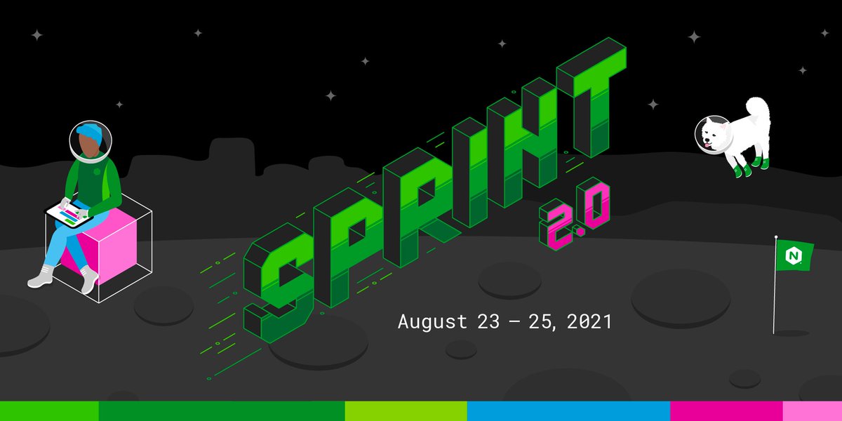 NGINX Sprint 2.0 starts today! Tune in starting at 8 am PT to see keynotes from Gus Robertson, Rajiv Kapoor, and more. Day 1 will conclude with a wrap-up featuring our Field Day delegates! To access this event, register at tfd.bz/3giG4WW!  @NGINX #NGINXSprint #TFDx
