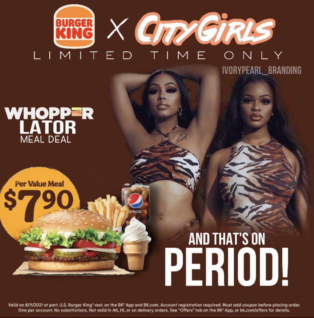 KelaAndTheB's tweet image. This was too fun not to try 🤣 Y’all I had a BLAST participating in the #acedtheassignment challenge  but with my own twist 🤎🥵 

CITY GIRLS X BURGER KING 
Tell Saweetie and McDonald’s we’re coming for them!

I most definitely UNDERSTOOD the assignment. 🐐