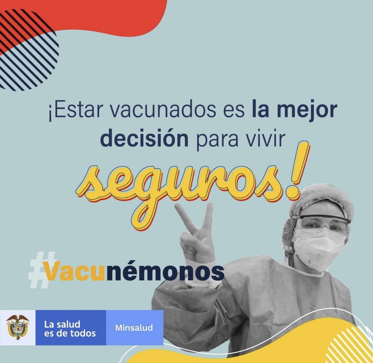 Recuerda que las personas entre 15 y 18 años ya pueden ser vacunadas!!👏💉