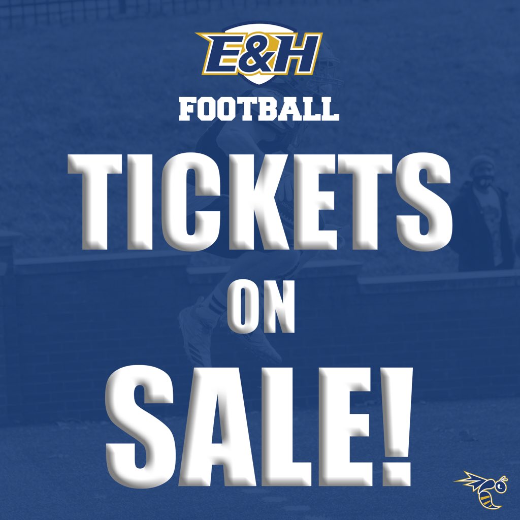 GoWasps's tweet image. 🚨 Tickets are 𝐋𝐈𝐕𝐄 for @EHCFootball 2021 🏈 

Link in bio to purchase your single game &amp;amp; season ticket passes today! 

#GoWasps | #BlueCollarGoldStandard