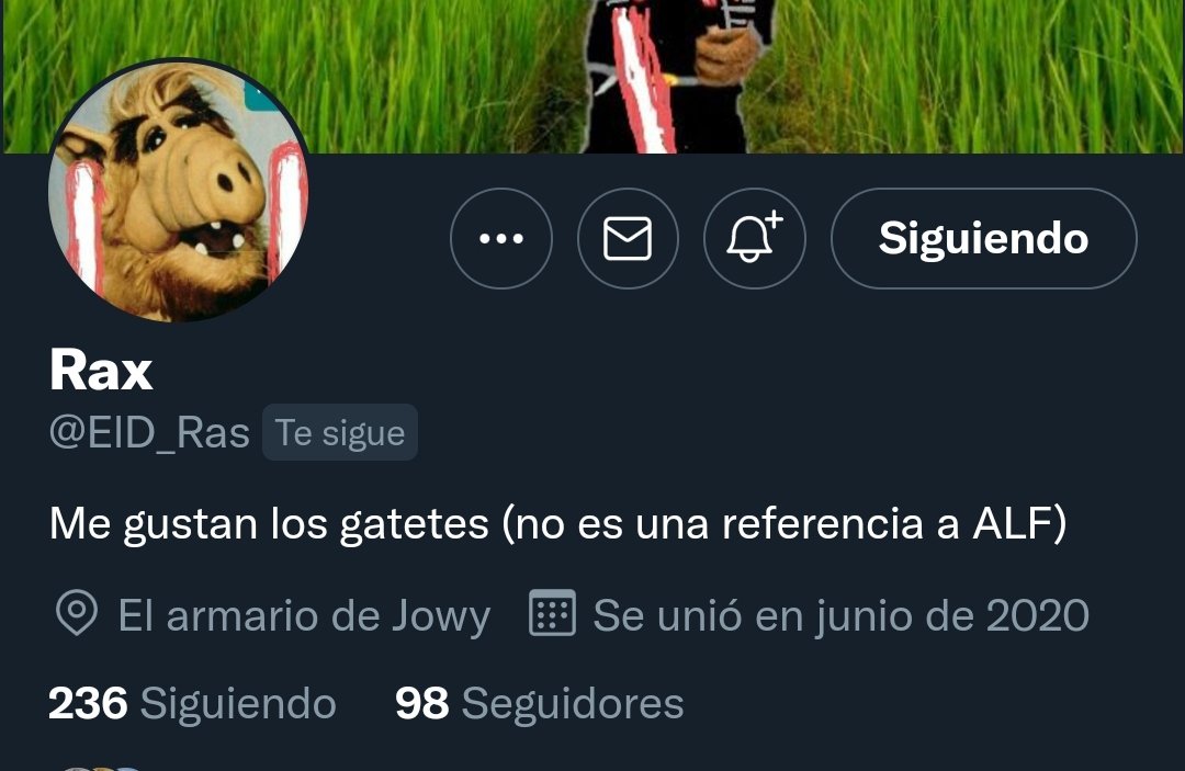 VictorJPerico's tweet photo. ¡A nuestro camarada Rax (@ElD_Ras) solo le quedan 2 seguidores para conseguir su objetivo! Recordad, cuando llegue a los 100 seguidores hará un sorteo 👀

#FollowRax #100Raxers https://t.co/s4cDiCtCjz