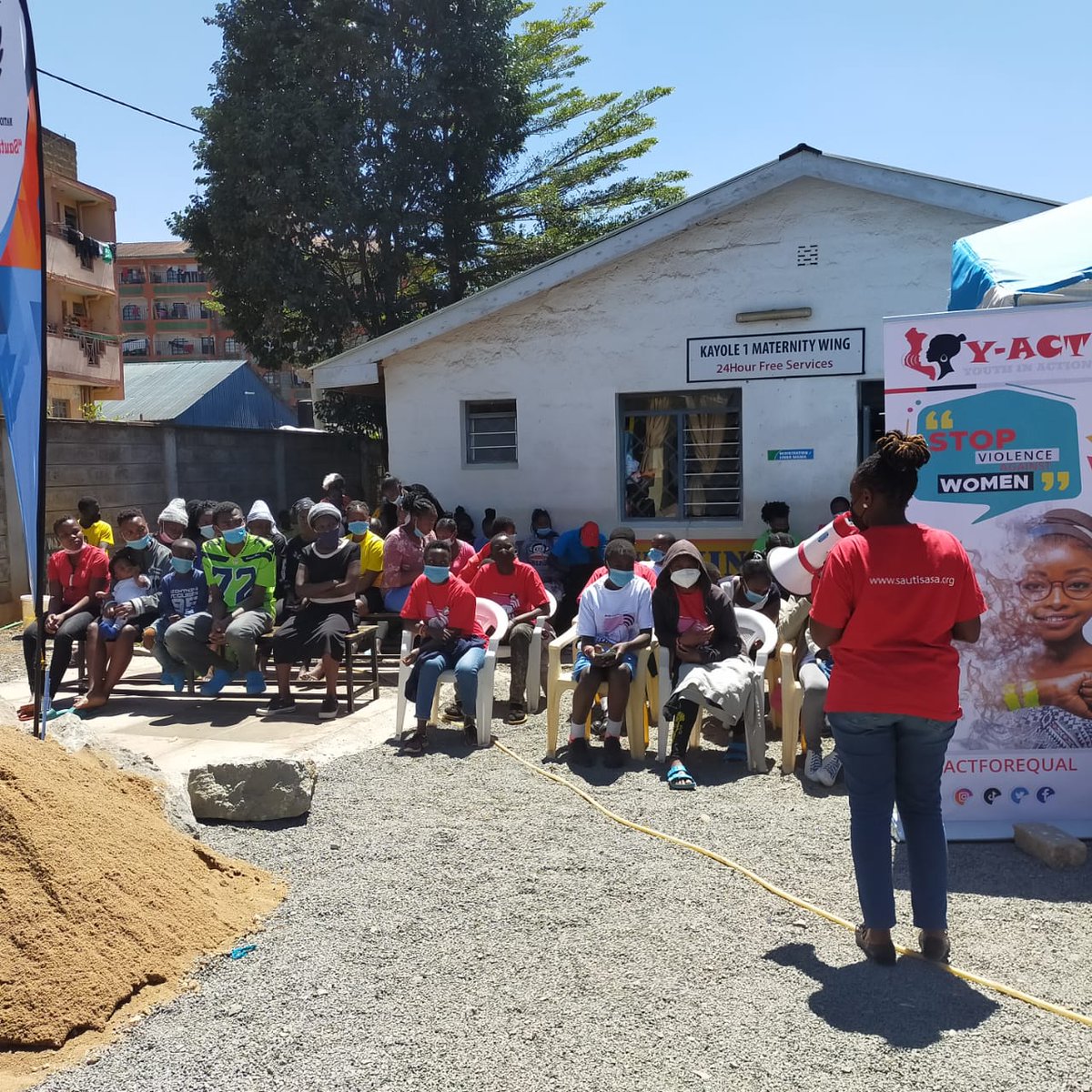 NCPD_Kenya's tweet photo. Earlier today NCPD Nrb Office  joined @YactiDesign @StraightTalkKe @Sautisasa for a drive towards ending #TeenPregnancies at Kayole 1 HC;  This will run btwn 23 -27 Aug., 2021 in 8 selected facilities Dagoretti, Embakasi West &amp; East, Westlands &amp; Starehe @cbs_ke @DrAbeySheikh https://t.co/XLEQ9S1bZA