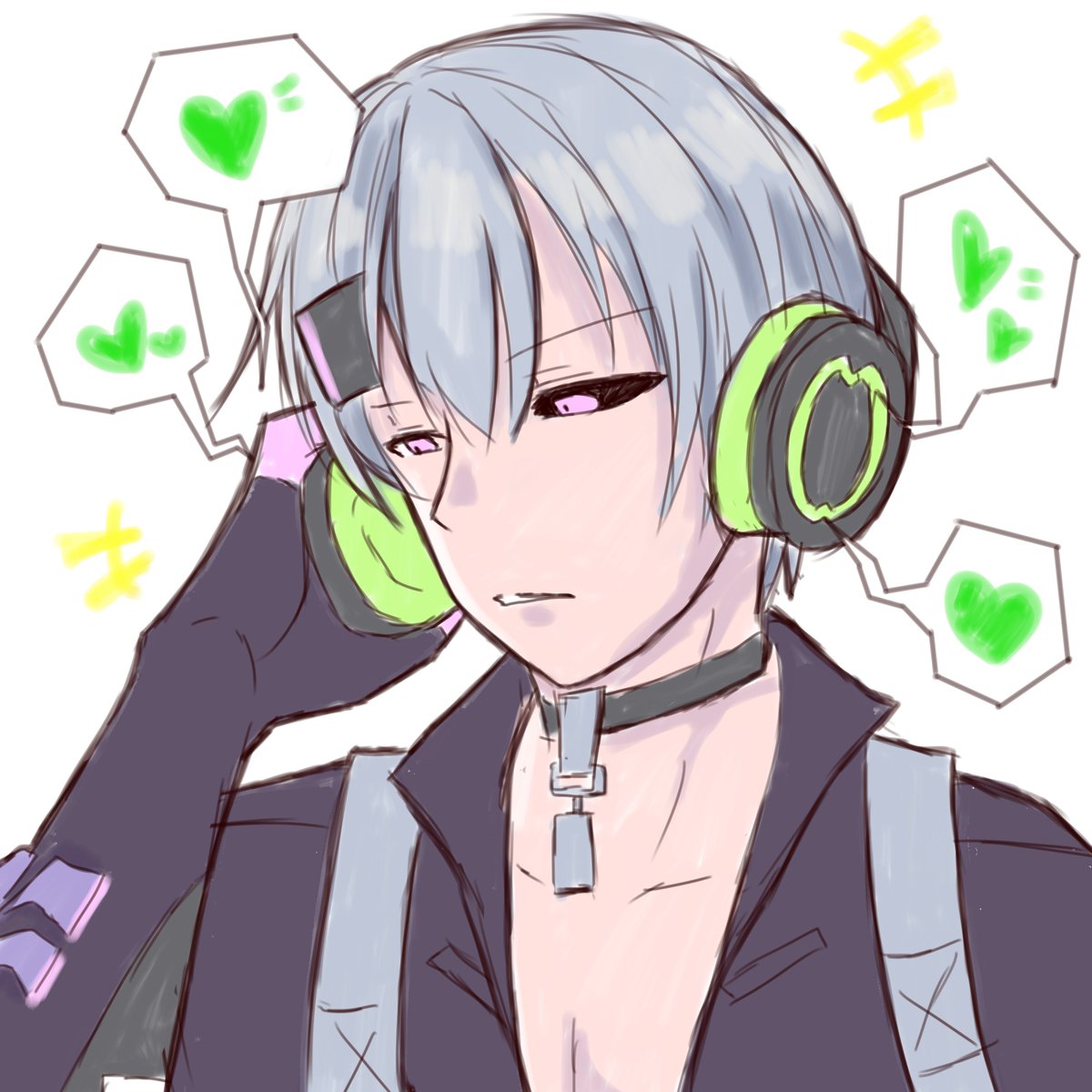 庫唄爾on Twitter 神卡 耳機配派去執行長期任務的神威將自己的耳機留給了卡穆 裡頭都是神威的笑聲與對卡穆表達愛意的語音卡穆 這麼害怕我寂寞的話 就不要隨便離開我身邊